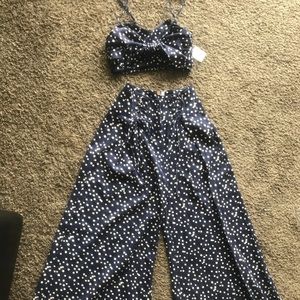 Free People two piece set size 6